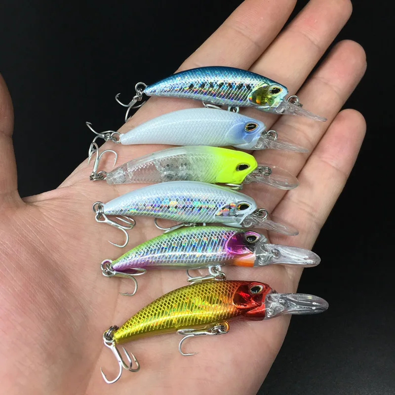 KMRESA unids 1 PCs Mini Crankbait Minnow señuelo de Pesca 4,5 cm/6,5G gancho de plástico señuelo de trucha de Pesca Artificial wobbler KMRESA unids 1 PCs Mini Crankbait Minnow señuelo de Pesca 4,5 cm/6,5G gancho de plástico señuelo de trucha de Pesca Artificial wobbler
