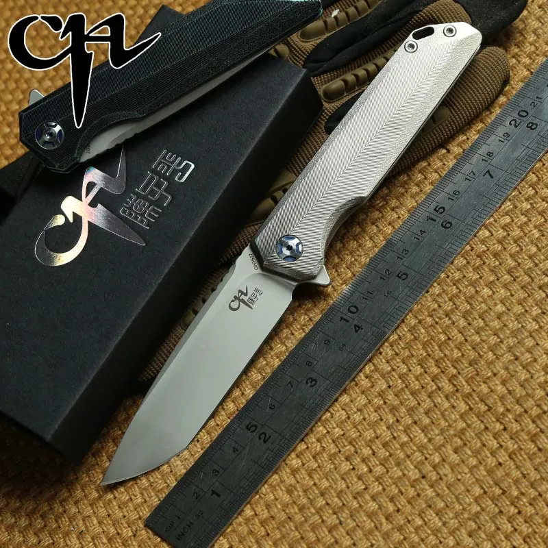 Складной нож CH 3507 M390 шариковый подшипник титановая ручка походные ножи для