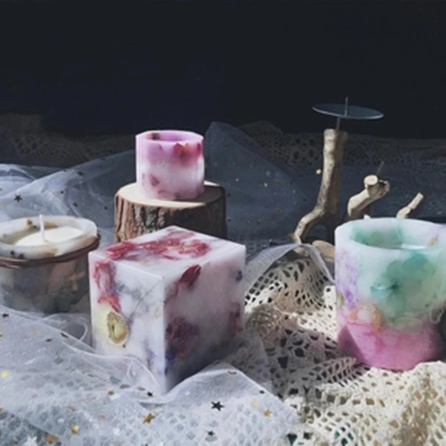 

Smokeless Fragranced Wax Candles Decorative White Flameless Scented Candles Birthday Wedding Decoration Vela Aniversario 50KO379