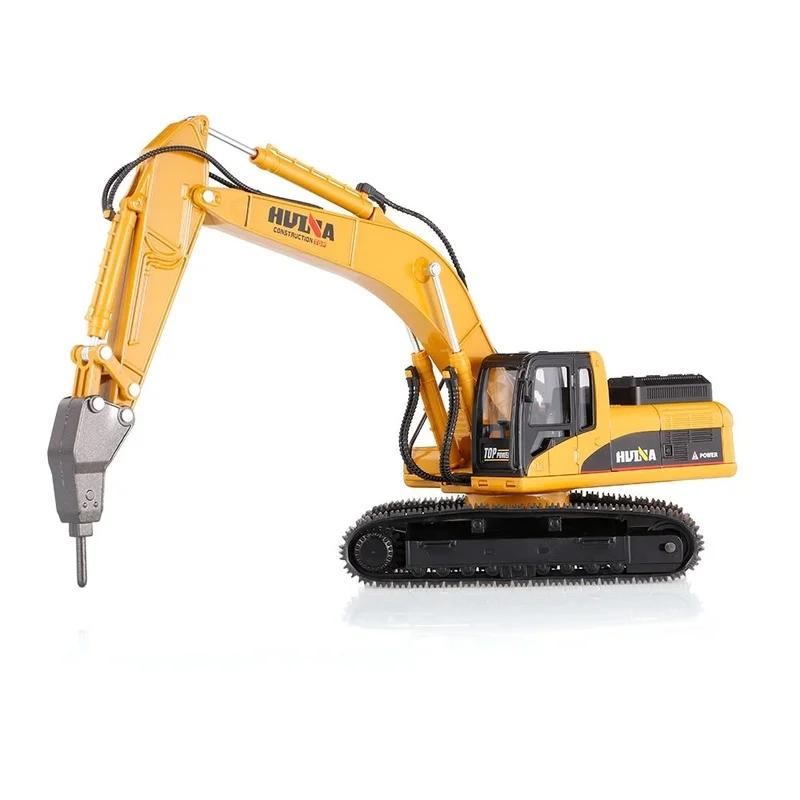 HUINA TOYS 1711 1/50 дрель экскаватор инженерный автомобиль с сплавом ломается корпус