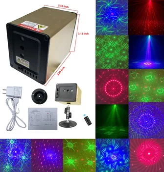 

STARAUDIO RGB Laser Stage Light Sound Activated Stage Lighting Night Clubs Disco Stage Karaoke Light Party Bluetooth Lighting