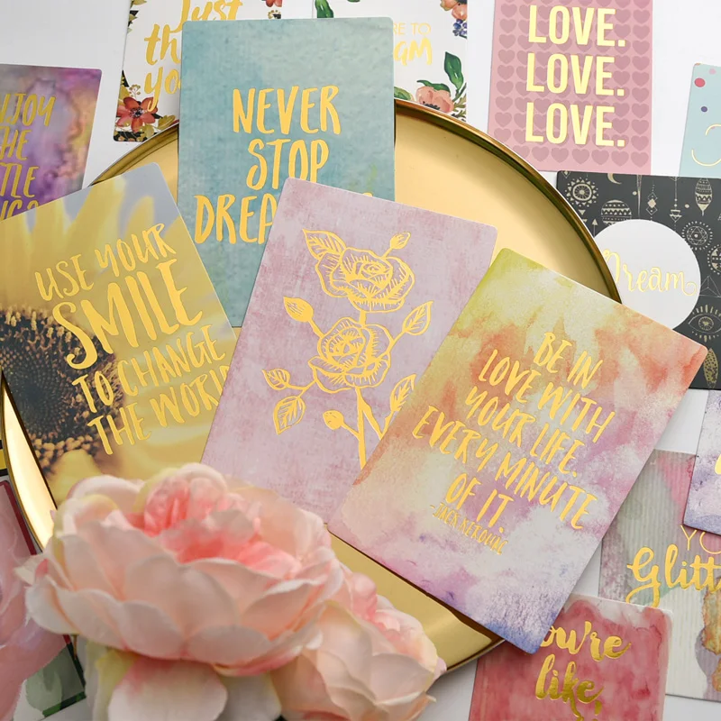 KLJUYP 20 шт Любовь кислоты бесплатно красочные бумажные карманные открытки для скрапбукинга DIY проекты/фотоальбом/карта для ручной работы