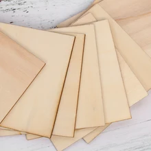 10 шт./пакет деревянные таблички для персонажами настольной самолет модель дерева Скульптура пленка реквизит поделки своими руками Материал расходные материалы