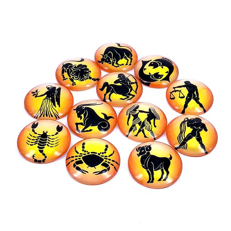 ncrhgl classical zodiacal signs pendant lucky crystal charm