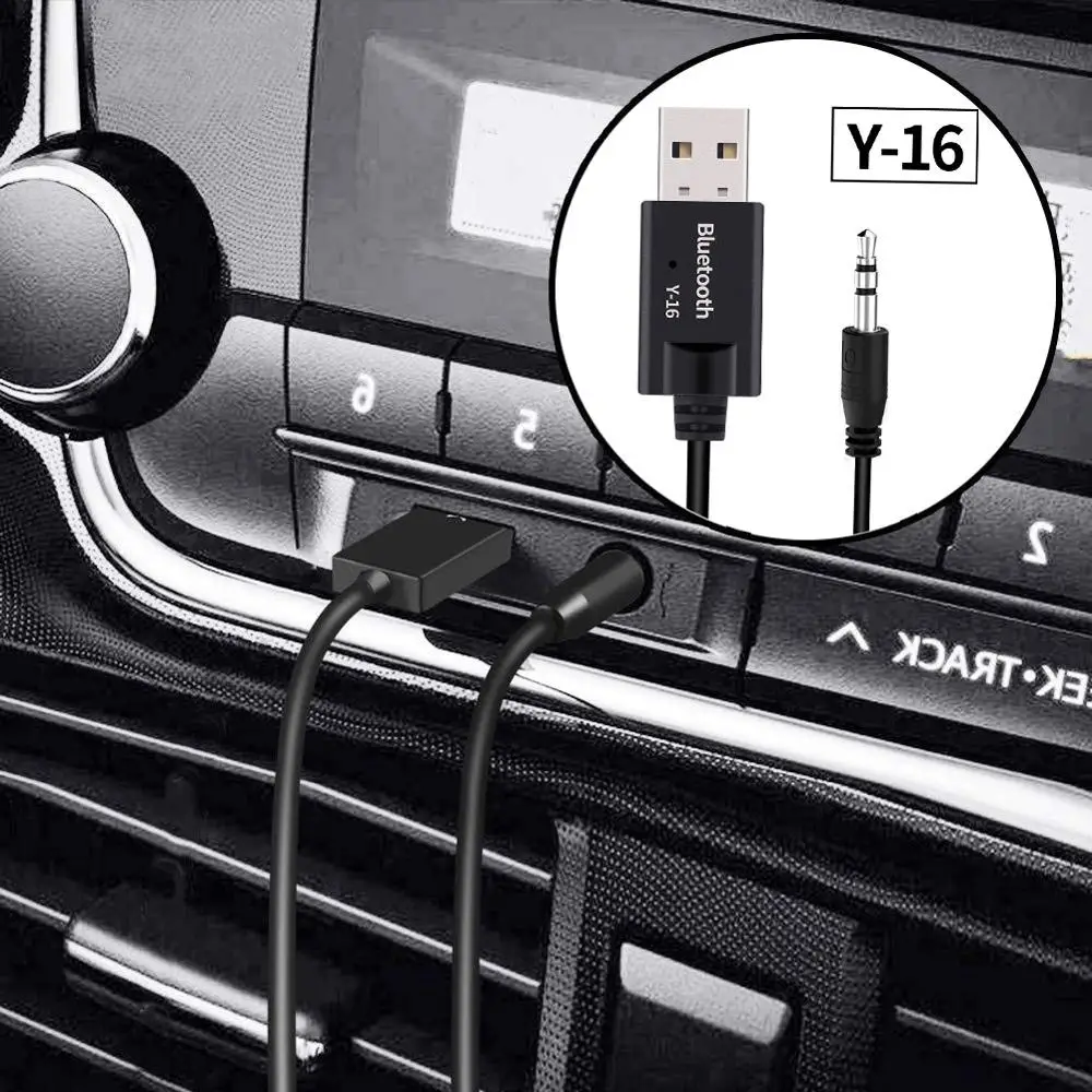 Автомобильный AUX Bluetooth ресивер с USB разъемом 3 5 мм A2DP Dongle беспроводной музыкальный