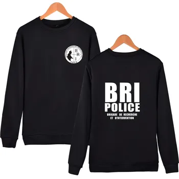 

France French Special Elite Police Forces Hoodie Unit GIGN Raid BRI Sweatshirt Man Black Fleece Hoodies Harajuku Jacket Clothes