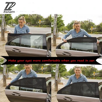 

ZD 2Pcs For Hyundai Tucson 2017 Solaris ix35 i30 Suzuki Swift Mitsubish ASX Car Window Windshield Sun Shade Visor Curtain Covers