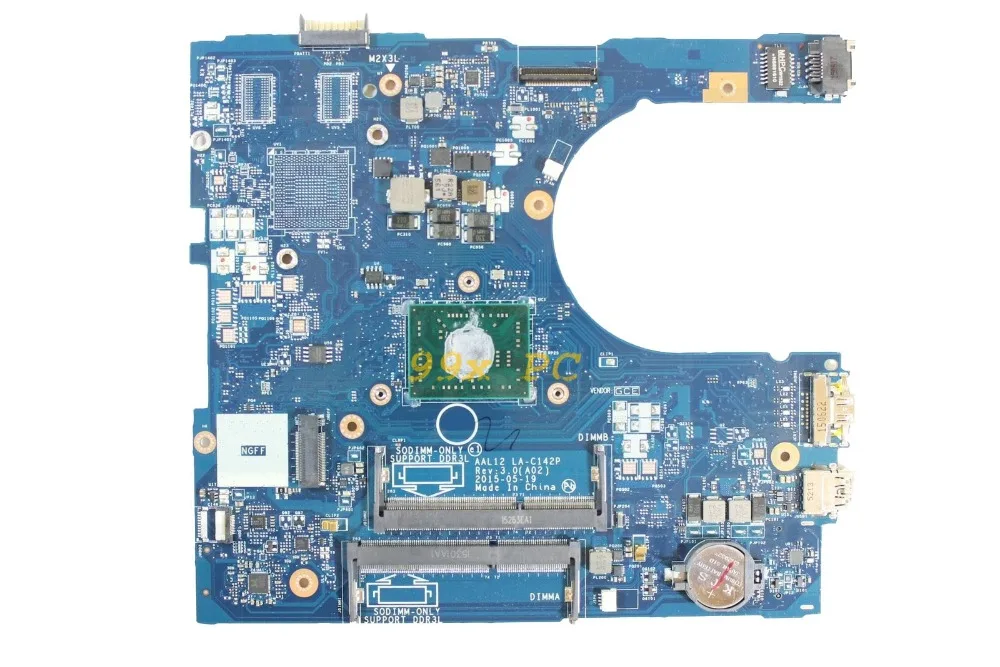 Ноутбук материнская плата для Dell Inspiron 555 5755 Материнская ноутбука W/A6-7310 Процессор