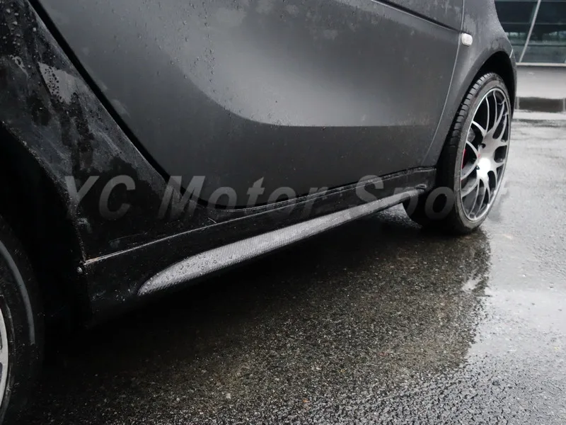 

Автомобильные аксессуары, ФАП, стекловолокно и углеродное волокно, стиль AMG, боковая юбка, подходит для 2015-2019 Smart Fortwo C453 Forfour W453, боковые юбки