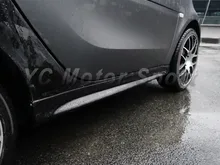 Por Smart Car Side Skirts Lots Car Accessories Frp Fiber Gl Carbon Amg Style Side Skirt Fit For 2017 Smart Fortwo C453 Forfour W453 Skirts