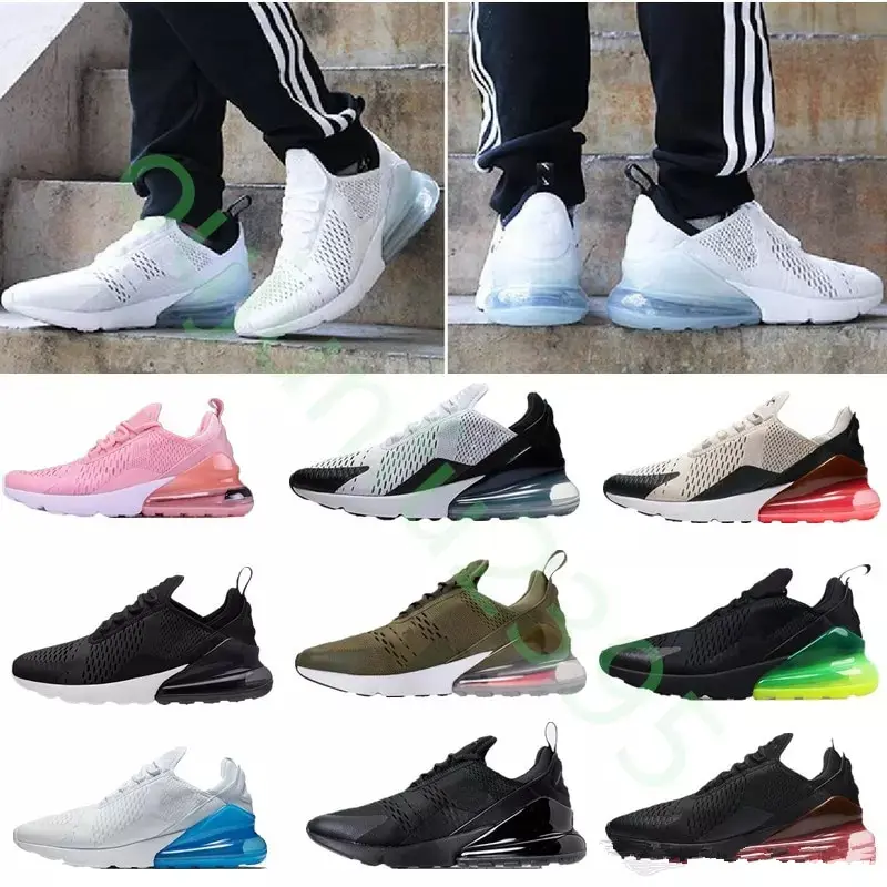 

2019 summer New Mens Running Shoes MAX white 270 Trainer Sports Womens air sole 27C Sneakers