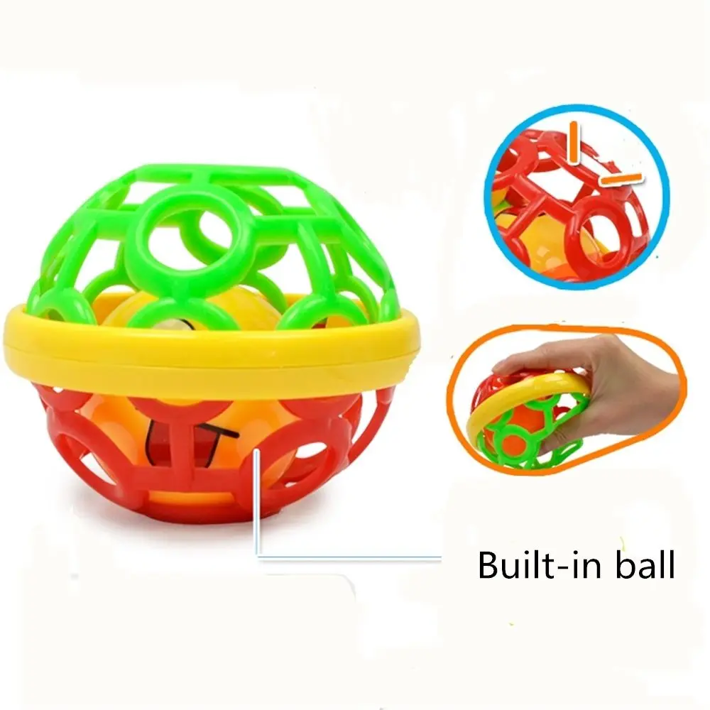 Новый мягкий детский полый игрушечный прыгающий мячик для малышей, веселая разноцветная развивающая игрушка высокого качества, подарок