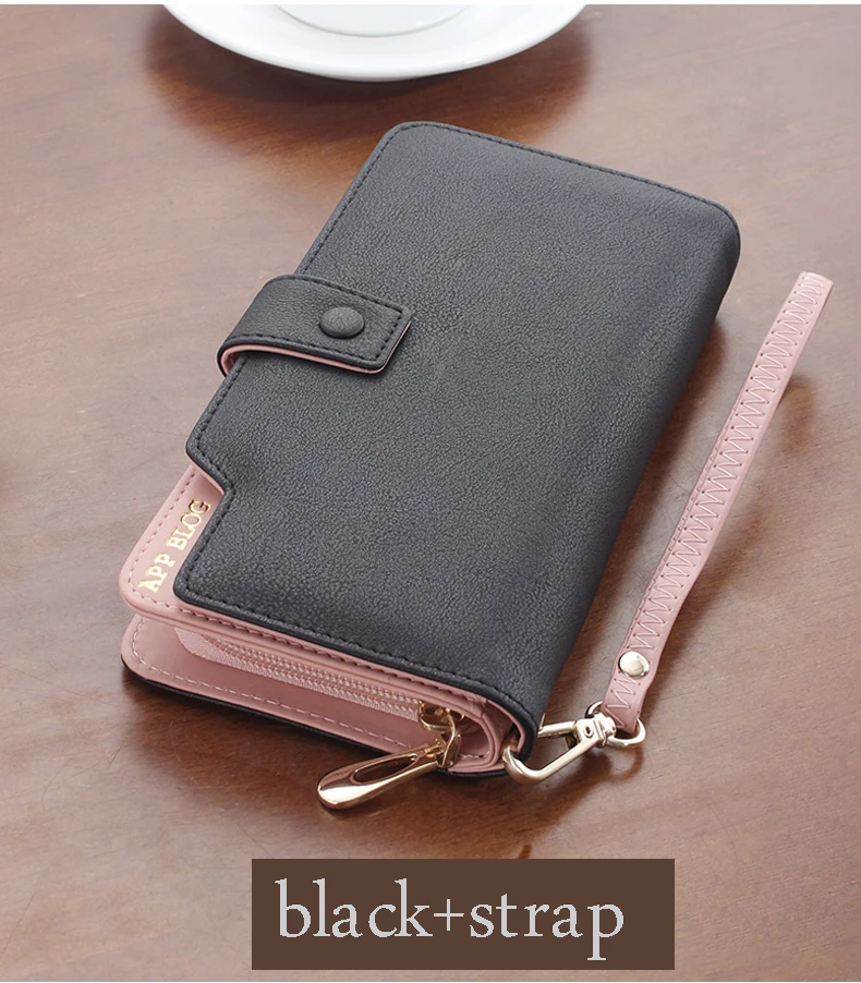 APP BLOG роскошный бренд женский кошелек длинный модный клатч кожаный кошелек высокое качество телефон ключ держатель для карт сумка с ремешком