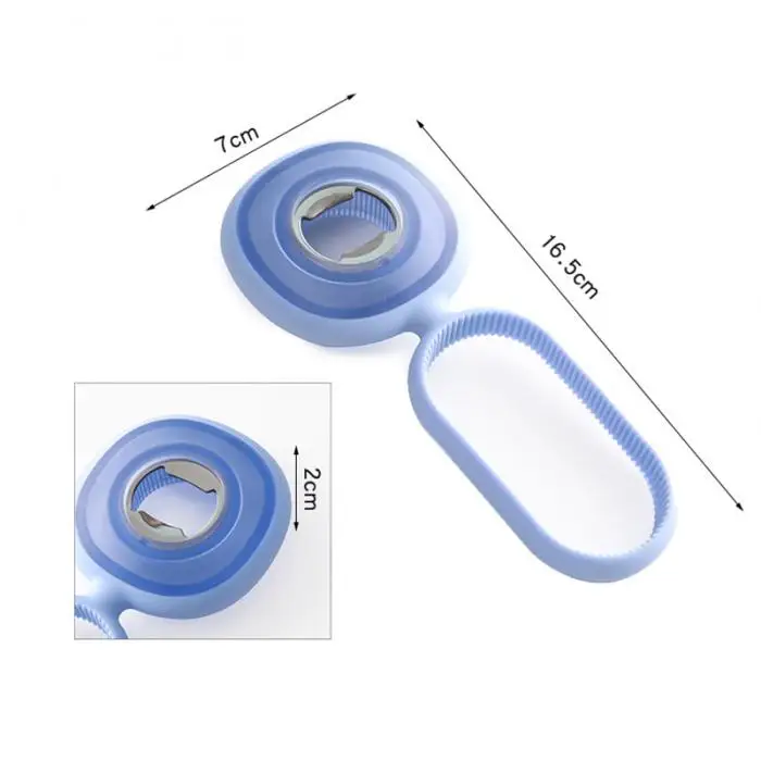 1 Pcs 3 in 1 Multifunction Soda Bottle Opener Silicone Non-Slip with Gear Can Opener 899