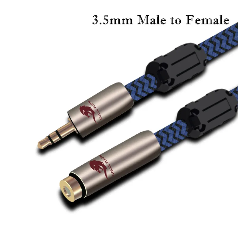 Stereo Jack 3 5mm Male to Female Audio Extension Cable For iPhone Ipod ipad Headphone Car AUX Cable 1m 2m 3m 5m 8m