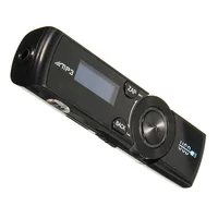 כרטיס sd MP3 USB LCD נגן רדיו FM Player תמיכת 16GB Micro SD / TF כרטיס עם אוזניות שחורות (3)