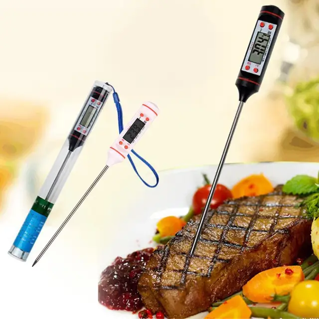 Barbecue Termometro Per Alimenti a base di Carne Sonda Elettronica Termometri Di Barbecue Termometro Per Alimenti a base di Carne Sonda Elettronica Termometri Di