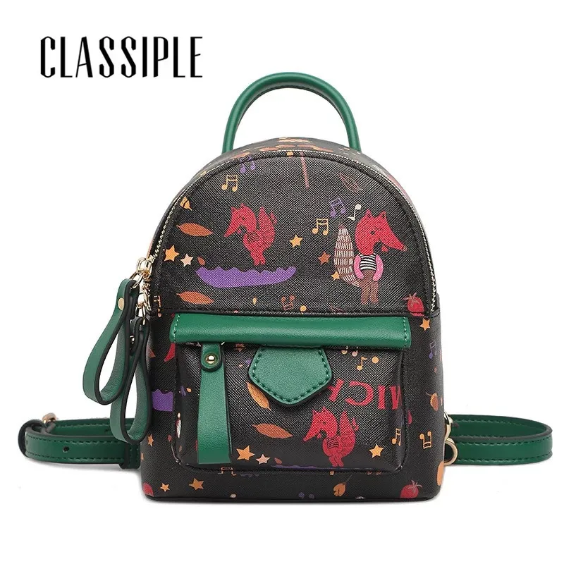

Backpack To School Cute 2018 Fox Printing Preppy Style Mini Backpacks For Teenagers Schoolbag Backpack Small Women Backpacks