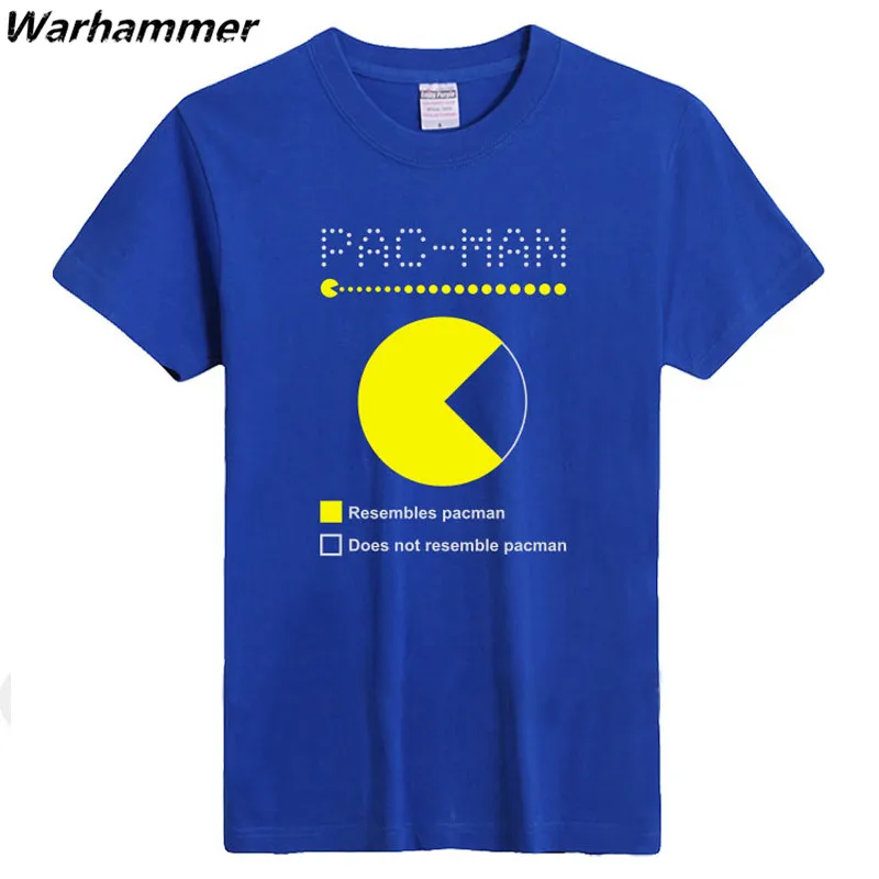 

T Shirt New Arrivals PAC-MAN Men 3D Tee Shirt Homme Short Sleeved O-neck Cotton Solid Pattern Black Green S-XXXL Top Tees Shirts
