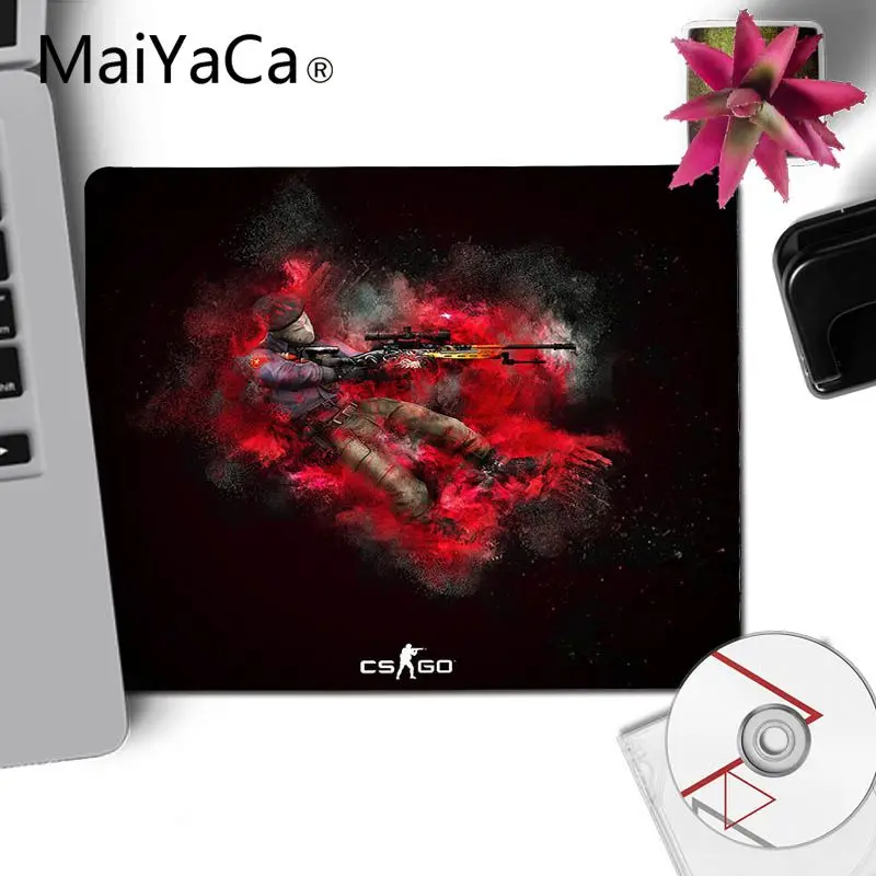 No Lock Edge25x29cm MaiYaCa Подарочный коврик для мальчика cs go gamer комфортный маленький коврик для мыши игровой коврик для мыши DIY Дизайн коврик для мыши Коврик для ПК ноутбука - Цвет: No Lock Edge25x29cm