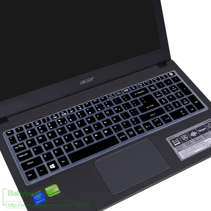 Защитный чехол для клавиатуры Acer Aspire V15 силиконовый 15 6 дюйма дюймов F5 573 Tmtx50 K50 572G с