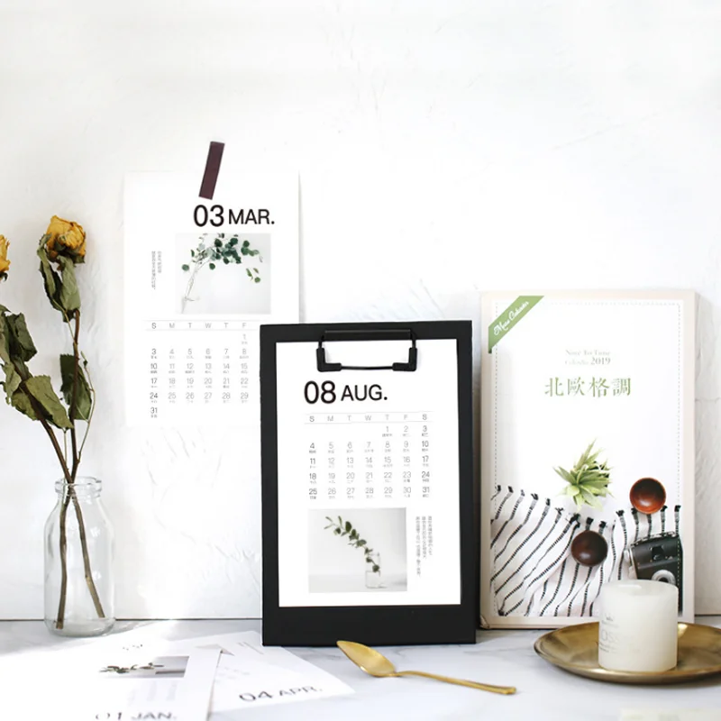

1 Pcs Hot 2019 Year Agenda Calendar Month To Do List Planner Organizer Schedule Menu Board Stationery Schedule Planner Calendar