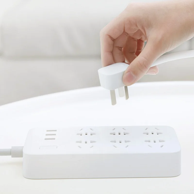 Xiao mi jia mi power Strip 2A Быстрая зарядка 3 USB удлинитель 6 стандартных розеток адаптер ЕС