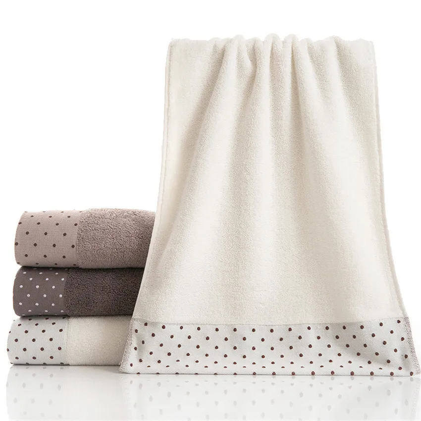 3PCS/Set high quality Cotton bathTowel Set Absorbent face Beach Towel for Adults home bathroom white gray Towels