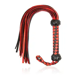 Из искусственной кожи порка Paddle flogger Whip флирт весело пикантные кожаные Whip Секс-игрушки для взрослых флирт продукт секса для пары