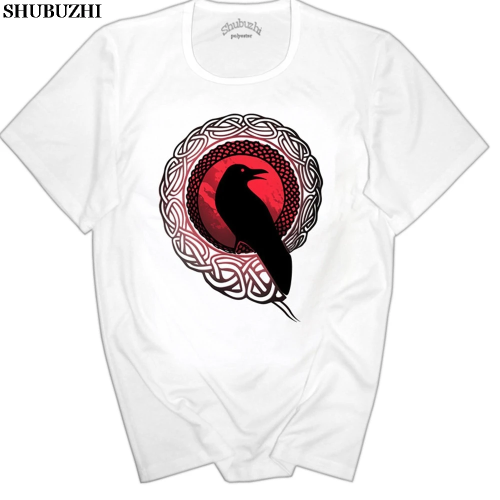 

Tee Shirt Gents Vikings Tv Series Odin's Raven Ragnar Lodbrok Novelty T Shirt Print T-Shirt Design Cotton Simple euro size