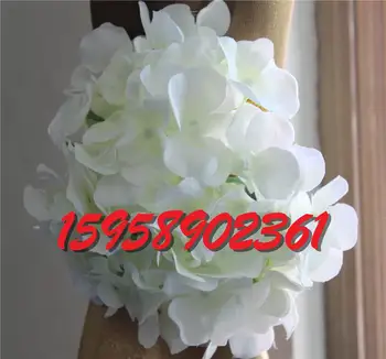 

SPR hydrangea flower clip Wedding decorations, background gauze curtain flower clip, the four pavilions flower clip