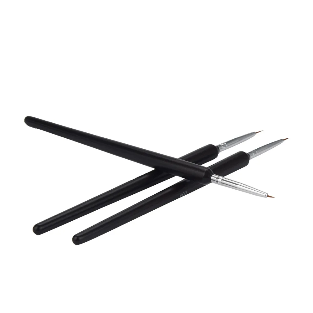

3Pcs Dotting Painting Drawing UV Gel Liner Polish Brush Tool Nail Art Pen Liner Polish Brush Tool nail art pen Nail Art 3D