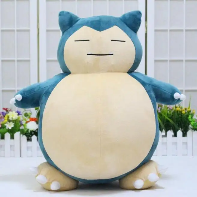 50 см/1,1 кг аниме центр Jumbo Snorlax Мягкая кукла плюшевые детские игрушки PP Хлопок рождественские подарки - Высота: 50cmX1