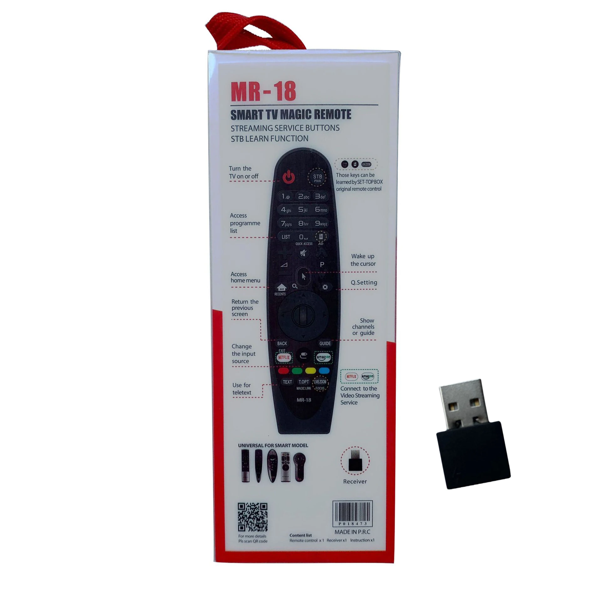 New Replacement For LG Smart TV Magic Remote Control 49UK6300PUE 55UK6300PUE 65UK6300PUE 32LK610BPUA