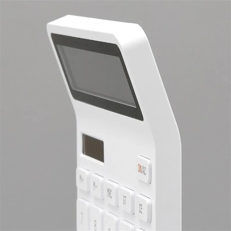 Xiaomi LEMO 12 цифровой Настольный калькулятор солнечный Двойной источник питания