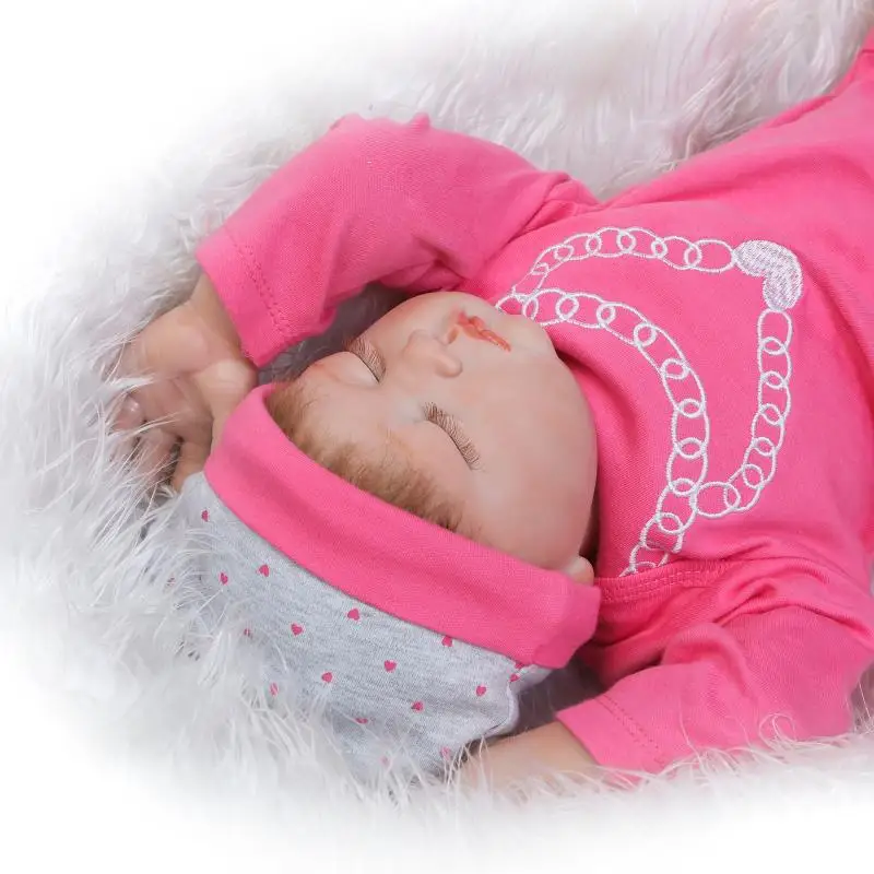 Bebes reborn суперреальная фотография 22 дюйма 55 см силиконовая кукла Реборн детские
