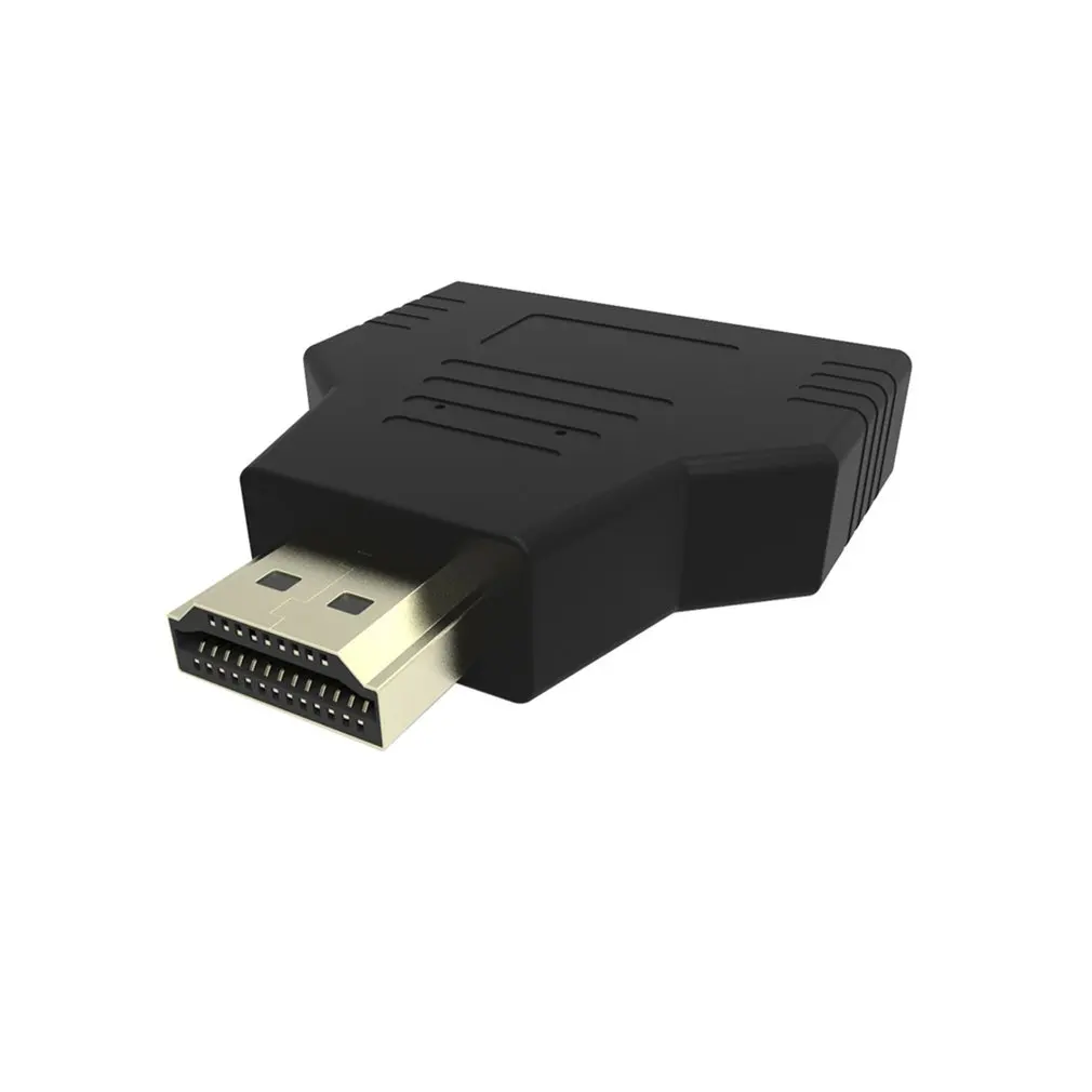 1080p 1 в 2 Переходник HDMI разветвитель папа-2 Женский Onversion Head Adapter