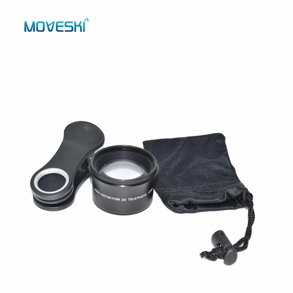 Moveski HL009 оптический Pro объектив для телефона 2x зум клип на телефото сотовый