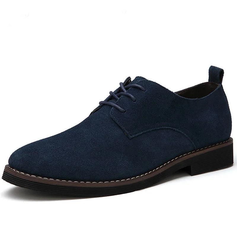 

Plus Size 48 Men Casual Leather Shoes Oxfords Suede Leather Men's Flats Spring Autumn Fashion Luxury Classic Shoes