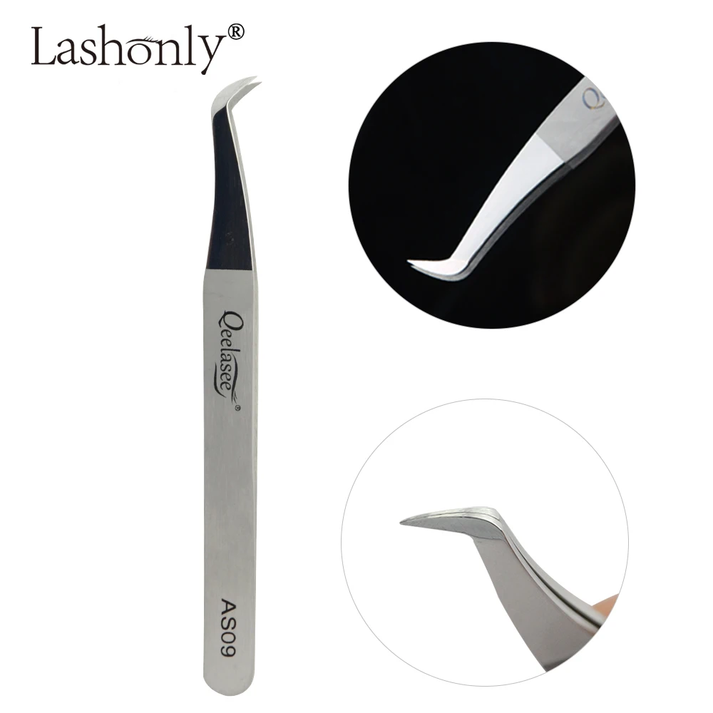 

1-10pcs Qeelasee AS09 Eyelash Tweezers 3D-6D Volume Eyelash Extension Best Quality Fan Lash Tweezers