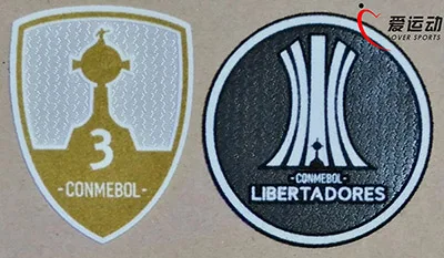 LIBERTADORES CONMEBOL PARCHE набор COPA LIBERTADORES+ трофей 3 GREMIO/SANTOS/речная тарелка/Национальный значок - Цвет: A SET