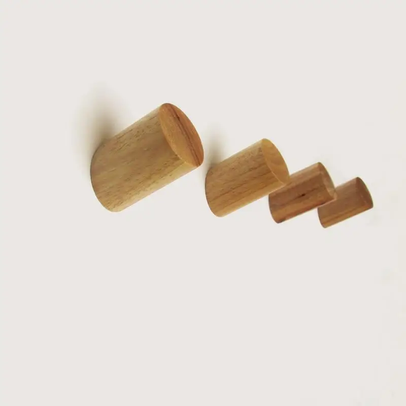 Wood coat hooks Wall Decorations wall hook Creative wall hooks hanger Wood thumbtack Handmade simple coat hook