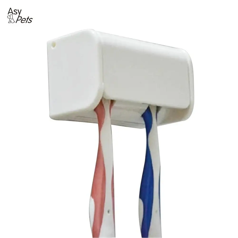 AsyPets настенное крепление Анти-пыль 2-голова Зубная щётка держатель Ванная комната, органайзер, хранилище, сумочка, стеллаж для выставки товаров-25