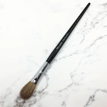High End#98 Pro Кисть для макияжа, кисть из козьей шерсти, черная длинная ручка, большой блендер для век, Кисть для макияжа