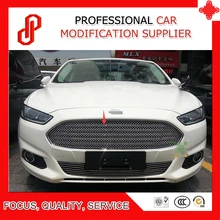 High quality Stainless steel modification car front grille racing grills grill cover for Mondeo 2013 цена High quality Stainless steel modification car front grille racing grills grill cover for Mondeo 2013 цены онлайн