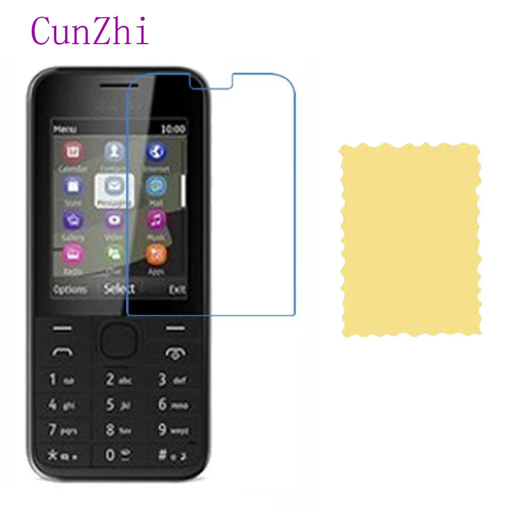 3 шт. Сверхтонкая Защитная пленка для Nokia 207 208 Защита ЖК-экрана высокой четкости |