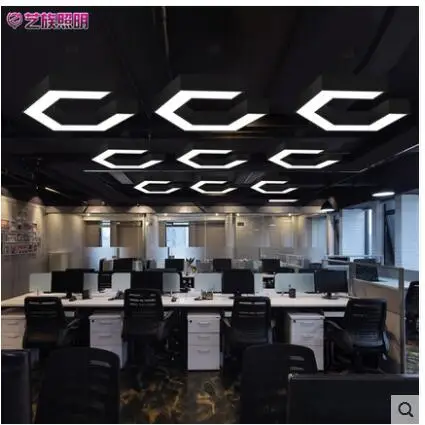 Styling lights led creative personality office Internet cafe chandelier modern corridor industrial wind bar iron lamps