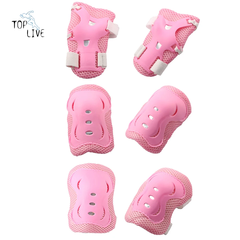 High Quality 6pcs/set Children Wrist Knee Pads Elbow Protection