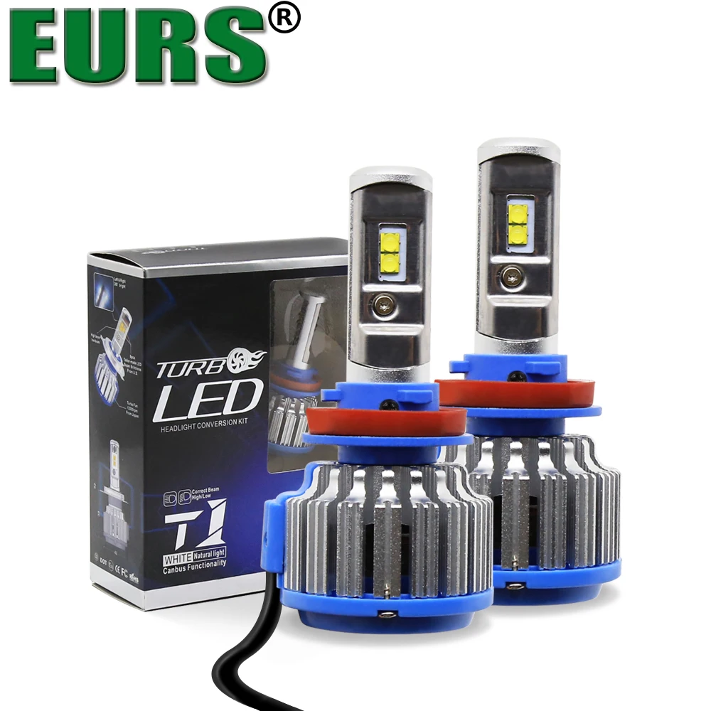 

Super Bright 70w 6000k 8000lm CSP led light bulb H1 H7 H4 9005 9006 H11 motorcycle head lamp replacement headlight set with fan