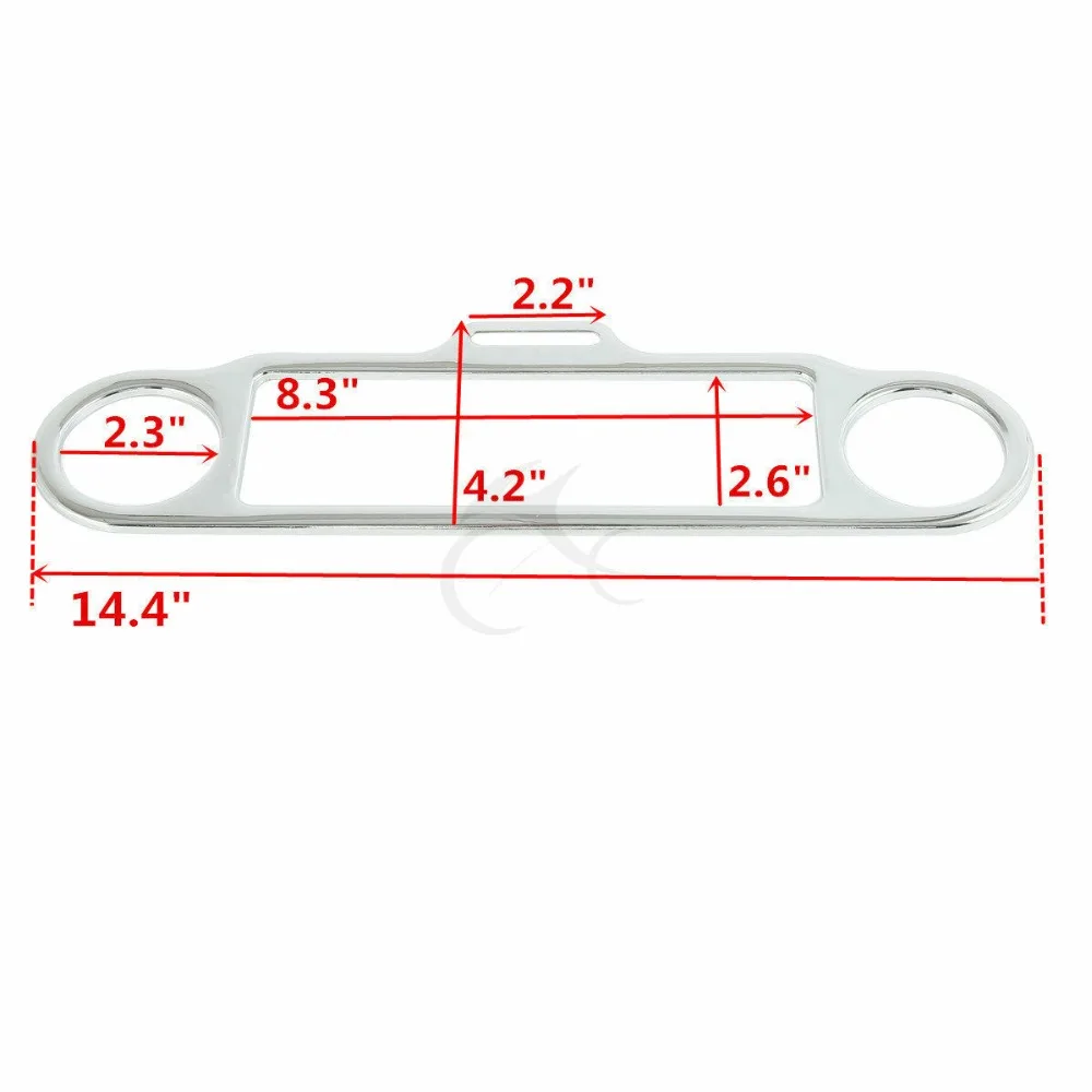 Хромированный стерео акцент отделка кольцо крышка подходит для Harley ультраклассический Touring уличное движение 96-13